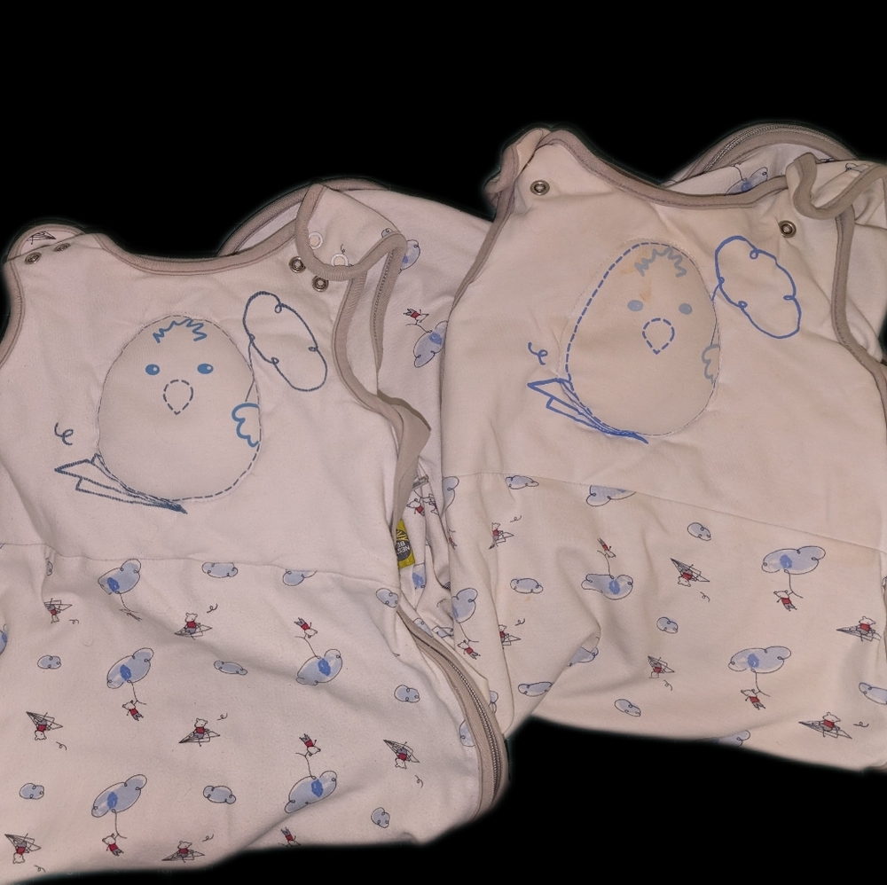 Adorable Blue and White Kids Pajamas